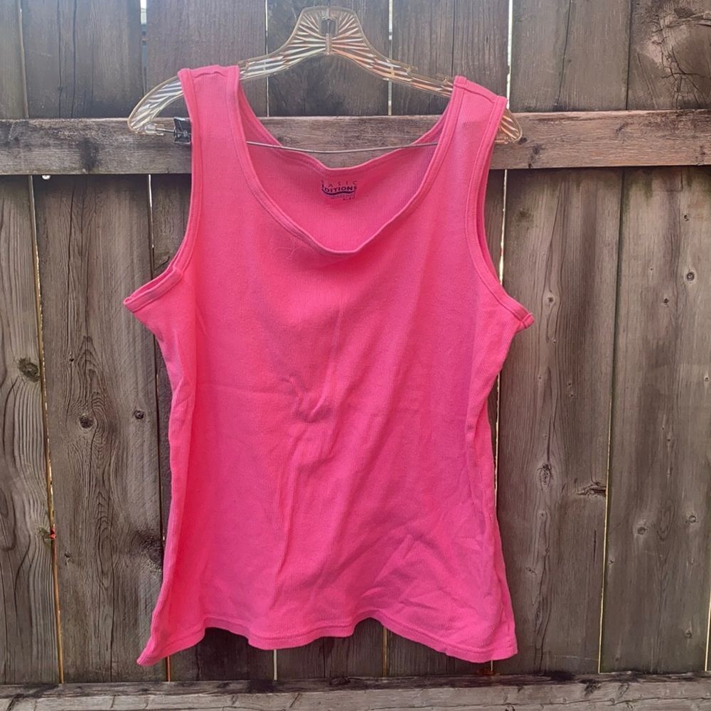 Basic Editions ribbed tank top sz. XL